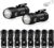 KunHe 10er-Set LED Taschenlampe aufladbar Mini Taschenlampen Set 300 Lumen mit Clip Aluminium USB-C kleine Taschenlampe für Camping Notfall Outdoor kompakt und tragbar