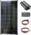 solartronics Komplettset 1 x 130 Watt Solarmodul, 600 Watt Konverter, Laderegler, eigenständige Photovoltaikanlage