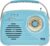 Silva Schneider 243015 1965 Boxradio, Netz- oder Batteriebetrieb, blau