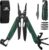 Mossy Oak Multifunktionszange, 27-in-1 Multitool-Werkzeug, faltbares Edelstahl-Multifunktionswerkzeug, Multifunktionszange mit 4 Bits, Messer, zum Wandern, Camping, Reparieren mit Tragetasche, Grün | Inklusive Messer, Feueranzünder, Pfeife, Flaschenöffner und Schraubenzieher für Camping, Wandern und Outdoor-Abenteuer