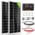 Umweltfreundliches 100 W / 120 W / 150 W / 200 W / 240 W, 12 V-Solarpanel-Set mit 20 A Solarladeregler und 5 m Solarkabel und Z-Halterungen für Wohnmobil, Boot, Wohnmobil