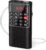 Prunus J-328 Taschenradio FM/FM, Digitalradio klein mit Recorder | Kofferradio Mini-Radio mit wiederaufladbarem Akku, SD/TF/AUX MP3 Walkman FM-Radio, Tastensperre für Joggen, Wandern, Reisen