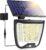 Solarleuchten für den Außenbereich mit Bewegungsmelder, LED-Solarleuchte: 288 LED-Solarstrahler, Außenleuchte, 3 Modi, Außenlampe, Außenlampe, IP65, wasserdichtes Licht, 270°, Solarlampe, Garten-Wandleuchte mit 5 m Kabel