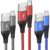 USB C Kabel 3er Pack 1,8 m Ladekabel USB C Schnellladekabel QC 3.0 USB auf USB C Kabel kompatibel Samsung iPhone 17 16 15 Pro, Samsung A55 A53 S24 S23 S22 S21 S20, Typ C Ladekabel (gemischte Farben, 1,8 m)