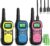 Walkie Talkie 3er-Set, wiederaufladbares Walkie-Talkie-Spielzeug für 3–12 Jahre Mädchen und Jungen, Woki Toki mit 16 Kanälen, 3 Meilen große Reichweite, klarerer Klang für Wandern, Camping, Abenteuer