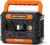 FlashFish P66 Tragbares Kraftwerk 230,88 Wh, Solargenerator 300 W (Spitzenleistung: 600 W) mit 2 Gleichstromanschlüssen, 4 USB-Anschlüssen, LED-Leuchten, Notstromgenerator-Batterie für Camping, Unterwegs, Stromausfälle