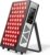 Rotlichttherapie-Panel-Lampe, 60 LEDs, rotes Licht zur gezielten Behandlung von tiefem und oberflächlichem Gewebe, Infrarotlampe, geeignet für Familie, Sport und als Geschenk (BASIC 60)