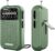 XHDATA D220 Radio Klein, FM AM FM Radio, Batteriebetriebenes Nostalgieradio, Weltempfängerradio, Taschenradio mit Hervorragender Empfangsqualität, Familie und Senioren (Grün)