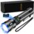 Taschenlampe LED wiederaufladbar 1000000 Lumen extrem hell | Taschenlampen mit 5000 mAh Akku und LCD-Betriebsanzeige, 3 Leuchtmodi, zoombar, für Camping & Outdoor