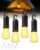 Bonlux Campinglampe, Solar-Campinglampe, LED, wiederaufladbar, USB, IP65, wasserdicht, Outdoor-Zeltlampe, warmweißes Licht, dimmbare wiederaufladbare Glühbirne für Camping, Wandern, Stromausfälle, Notfälle