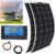 800-W-Solarpanel-Kit-System, 2er-Pack 400-W-18-V-flexibles monokristallines Solarpanel zum Laden der Batterie von Wohnmobilen, Booten, Zelten, Autoanhängern