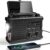 12000 mAh Solar-Kurbelradio, tragbares Weltempfängerradio, Notfallradio mit AM/FM-Empfang & 8500 mm² Solarpanel, wiederaufladbare Powerbank, Taschenlampe & Leselampe für Notfälle, Überleben, Stromausfälle
