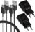 KAIMENGLONG 2 Stück Adaptives Schnellladegerät Netzteil mit 1,5 m USB Typ C Ladekabel für Samsung Galaxy S21/S20/S20+/S10/S10+/S10e/S9/S9+/S8/S8Plus/Edge/Active/Note 8/9