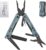 NexTool Multitool Mini Sailor S11 Pro, 12-in-1-Multitool, kompaktes EDC-Werkzeug mit verbesserten Materialien aus Edelstahl, Camping und Wandern für Heimwerker, Outdoor und Alltag, Geschenk für Männer, Handwerker und Abenteurer