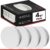 Pyrexx PX-1 Rauchmelder – 4er-Pack – 10-Jahres-Batterie mit Magnethalterung ohne Bohren und LED-Blinken, zertifiziert nach Q-Label, weiß