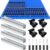 Solarpanel-Halterung Flachdach, Montage Solarmodul-Montageset 1 Modul, Aluminium-Solarpanel-Halterung, verstellbare Klemme für 30-35 mm dicke Module, PV-Modulhalterung geeignet für Flachdach-Trapezdach