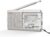 XHDATA D219 Tragbares Radio, Retro-UKW-AM-SW-Radio, batteriebetrieben, für Haushalt, Outdoor, Camping, Wandern, Taschenradio, Beige