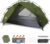 Night Cat Camping Zelt 2 Personen: Wasserdichtes Campingzelt 2 Man Zente Zwei Schichten Einfache Einstellung Leicht Für Trekking Wandern Garten