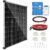 180 W Bluetooth-Solarpanel-Set: DERUXI 180 W 12 V Solarpanel-Set: 180 Watt monokristallines Solarpanel + 20 A Bluetooth-Laderegler + 4 x Solarkabel + Z-Halterung, PV-Solarmodul für Auto, Boot, Wohnwagen