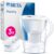 BRITA Marella Wasserfilterkanne weiß (2,4 l) inklusive 3 x Maxtra Pro Pure Performance Kartuschen – kühlschrankgeeignete Filterkanne mit BRITA Memo, Klappdeckel, filtert Verunreinigungen