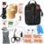 Erste-Hilfe-Set Outdoor Militär, 61 Teile Erste-Hilfe-Set Militär, Ifak gefüllt, Notfallset, Survival-Set für Outdoor-Camping, Jagd, Wandern, Zuhause, Auto, Klettern, Abenteuer (schwarz)