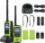 Retevis EZTalk 65 Walkie Talkie mit großer Reichweite, GPS + BDS-Tracking, App-Frequenzprogrammierung, Dualband-Radio, tragbar für Outdoor-Wandern und Bergsteigen (1 Paar)