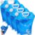 10L faltbarer Wasserkanister mit Wasserhahn, 4 Stück flexible Wasserbehälter, tragbare faltbare Trinkflasche, faltbare Wasserflasche, BPA-freier Wasserbeutel für Camping, Wandern und Wasserspeicherung zu Hause