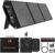 30 W Solarladegerät, Solarpanel, faltbar mit 5 Anschlüssen, 18 V MC4 höhere Leistung, 18 V DC/QC 3.0 USB-A und USB-C (PD 18 W), Solarladegerät mit Ständer, tragbare Solarmodule für Camping