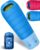 ALPENWERT® Kinder-Sommerschlafsack – wächst mit! (130-170 cm) – nur 920 g, kompakt (32 x 19 cm) – perfekt für Camping, Festival, Outdoor – Mumienschlafsack ab 6 Jahren