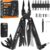 BIBURY 16-in-1-Multitool, faltbare Zange mit verbesserter Schere und Schraubendreher, mit Nylontasche, ideal für Outdoor, Wandern, Heimwerken, Reparaturen, Geschenk für Väter und Männer