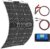 100 Watt 12 Volt Solarpanel Flexibles Kit Monokristallines flexibles Photovoltaik-Solarmodul mit 10 A Laderegler für 12 V Batterien, Wohnmobil, Boot, Wohnwagen, Auto, Yacht, Marine