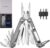 ROCKTOL Multitool-Zange, EDC-Multitool-Taschenmesser VG10-Klinge, 27-in-1-Multitool mit titanbeschichtetem Griff, Präzisionsschraubendreher, guter Haken für Jagd, Rucksackreisen, Wandern, Camping, (Gen-R)