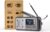 Acta Berg Kurbelradio DAB+/FM, Notfallradio, 5000 mAh Akku (Grau) | Mit USB, Batteriebetrieb möglich, Notfallausrüstung für Stromausfall, integrierte Taschenlampe, Ladegerät für Mobiltelefon, Wecker