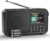 Roxicosly Tragbares DAB/DAB+-Radio, 80 Voreinstellungen, FM-Digitalradio mit 3000-mAh-Akku, Küchenradio mit Bluetooth 5.0, EQ-Modi, Sleep-Timer, Schlummerfunktion, TF/3,5-mm-AUX-Anschluss, Doppelalarm