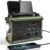 Mesqool Kurbelradio, Solar-Notfallradio mit AM/FM-Empfang, 12000 mAh wiederaufladbare Powerbank, IPX6, SOS-Alarm, USB/Typ-C Handy-Aufladung, tragbares Radio mit Tragegurt für Notfall, Stromausfall