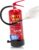 König Brandschutz – König Feuerlöschpulver | 6 kg | Geeignet für Brandklassen – ABC | Nach DIN EN3 | Dauerdruck 10 LE | Vielseitig | Inklusive Wandhalterung mit Manometer