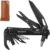 ROCKTOL Multitool Gen-R Lite, EDC-Taschenmesser VG10-Klinge, kompaktes 15-in-1-Multitool mit Schraubendreher, großer Schere, Glasbrecher, Lederscheide, leicht für Wandern, Camping