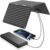 Solarpanel faltbar 30 W Solar-Handy-Ladegerät mit USB-A USB-C wasserdicht | Solarpanel USB C für Camping, Wandern, Rucksackreisen, Solar-Handy-Ladegerät, kompatibel mit iPhone, Samsung, LG, Google