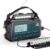 AM/FM/SW Kurbelradio mit 12000 mAh Akku, wiederaufladbar, tragbares Radio mit Taschenlampe & Leselicht, Notfallradio Typ C Anschluss, SOS Alarm Dynamo Radio für Wandern, Outdoor, Camping