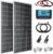 300W Solarpanel Bausatz Set 12V Monokristallin 2 x 150 Watt Solarmodul + 30A 12V/24V Solarladeregler + Solarkabel Solaranlage Wohnmobil Komplettset 12V für Batterien Häuser Balkon Wohnwagen Dach