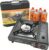 TW24 Camping Gaskocher mit Grillplatte inkl. 4 Gaskartuschen, Gaskocher, Campingkocher, Campinggrill