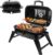 Klappbarer Holzkohlegrill, tragbarer Tischgrill mit Deckel | Tragbarer Campinggrill, für Camping, Garten, Picknick, Party
