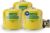 Campingman Gaskartusche 500 g mit Schraubventil EN 417 – Butangas für Campingkocher, Weber Grill & Camping – Universal-Schraubkartusche (3 x 500 g)