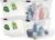 Iris Ohyama Aufbewahrungsboxen mit Deckel, 55 l, 4er-Set, transparent, sicherer Verschluss, stapelbar, Griffe, Schlafzimmer, Schrank, Büro, Organisation, BPA-freier Kunststoff, Organisationsboxen, BSB-55