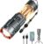 GEARLITE LED-Taschenlampe, extrem hell, wiederaufladbare LED-Taschenlampe mit Campinglicht, 11 Leuchtmodi, lange Laufzeit, IP65 wasserdicht, taktische Taschenlampe für Camping, Outdoor, Notfälle
