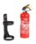 EXDINGER Auto-Feuerlöscher 1 kg ABC-Halterung Manometer (Pulverlöscher GP-1X)