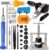 Uhren-Werkzeug-Set + Uhren-Press-Set, GLDCAPA Uhrenbatteriewechsel, Uhrenarmband-Kürzungswerkzeug, Uhrenreparatur, Uhrmacher-Werkzeug, Uhrenöffner, Uhrendeckel-Öffner, Presswerkzeug, Schraubendreher