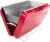 TAINO MOX Holzkohlegrill, Koffergrill, Campinggrill, Holzkohlegrill, Retro-Stil, faltbarer Grill, tragbar, mobil, Rot
