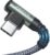 2 Stück USB C Kabel 3,1A Schnellladung, AINOPE (2M + 2M) Ladekabel USB C Winkel Langlebiges Nylon geflochtenes USB A auf USB C Ladekabel für Samsung S20 S9 S8 Plus S10 Note 10 9 8 V30 V20 G6