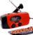 iRonsnow Notfall-Solarradio, tragbares Kurbelradio mit LED-Taschenlampe, wiederaufladbares 5000mAh-Netzteil, SOS-Alarm, AM/FM-Solarwindradio, USB-Ladegerät für Wandern, Camping (5000mAh Rot) | Tragbare, selbstbetriebene Radios mit SOS-Alarm, LED-Taschenlampe, Smartphone, USB-Ladegerät für Camping, Rot
